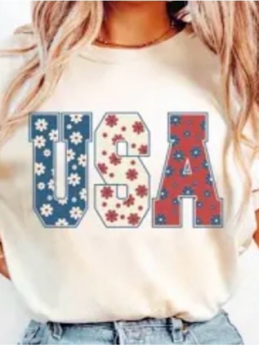 USA oversized top (Jn2)